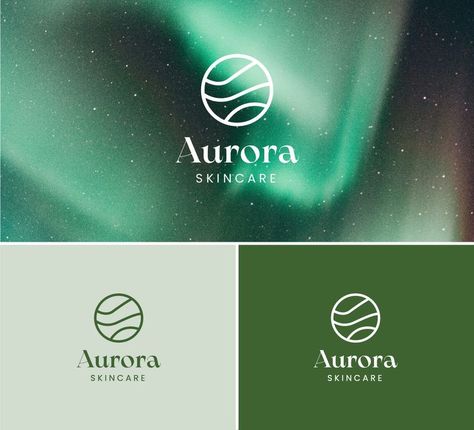 Studio Marketing, Aurora Design, Skincare Branding, Polar Night, Spa Logo, Logo Design Inspiration Branding, Branding Design Packaging, Skincare Brand, Trends 2023