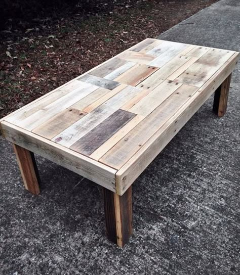 Shutter Table, Pallet Wood Coffee Table, Creative Table, Wooden Pallet Furniture, Reclaimed Wood Coffee Table, Manicure Table, Wood Pallet Projects, Pallet Ideas, Diy Pallet Projects