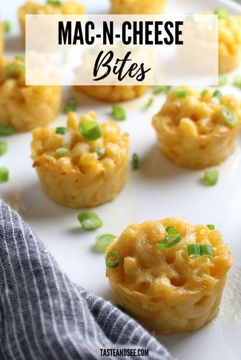 Unique Pasta Dishes, Mac N Cheese Bites, Cheese Bites Recipe, Mac And Cheese Bites, Macaroni Recipes, Party Appetizers Easy, Cheese Bites, Cheese Appetizers, Low Carb Recipes Dessert