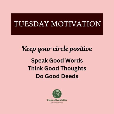 Surround yourself with positive people and let positivity surround you🤩😇 Like, follow, and share our page for daily motivation and positivity😇😍 [tuesday motivation, law of attraction, positive vibes, positive thoughts, motivational page, motivation, positivity] : : : #tuesdaymotivaton #tuesdaymotivations #tuesdaymotivationalquotes #tuesdaymotivation💪 #motivationalpages #positivetuesday #positivevibesalways #positivevibesonly💯 #positivevibesquotes #positivevibesonly✨ #positivevibesalways #ᴘ... Tuesday Motivation Quotes, Surround Yourself With Positive People, Motivation Images, Positive Vibes Quotes, Tuesday Quotes, Tuesday Motivation, Positive People, Positive Vibes Only, Surround Yourself