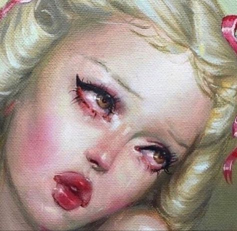 Marie Antoinette, Pink Ribbon, Acrylic On Canvas, A Photo, Amber, Ribbon, Canvas, On Instagram, Art