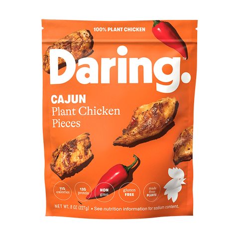 Plant Based Chicken, Cajun Chicken Breast, Food Inc, Chicken Pieces, Meat Alternatives, Lemon Herb, Meat Substitutes, Cajun Chicken, Frozen Chicken