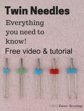 Twin Needle Sewing, Sewing Machine Feet, Beginner Sewing Projects Easy, Video Photo, Sewing Needles, Sewing Lessons, Sewing Projects For Beginners, Sewing Skills, Love Sewing