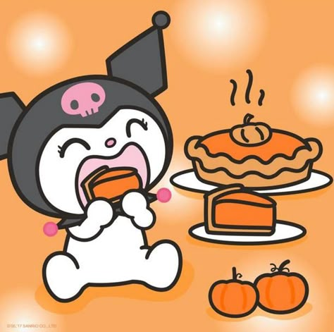 Happy Thanksgiving Kuromi Thanksgiving Wallpaper, Happy Thanksgiving, Thanksgiving, Cake