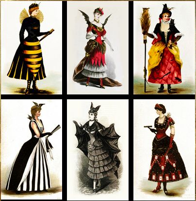 Retro Rack: Fancy Dress Costumes ~ The Victorian Halloween Victorian Costume Halloween, Victorian Fancy Dress, Gail Carriger, Rose Costume, Costume Design Sketch, Victorian Halloween, Halloween Decor Diy, Vintage Halloween Costume, Diy Halloween Decor