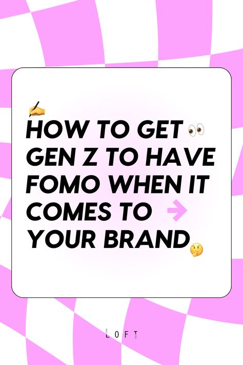 Let’s chat about getting Gen Z to feel FOMO about your brand! 🌟 It’s all about creating buzz and making your brand feel like the must-have of the moment. Use exclusive drops, limited-time offers, and real talk from actual customers to spark that “I need this now!” feeling. Want tips on making it happen? Hit the link to dive in! 🚀

[social media advertising, video creator, user-generated content, creative ads, ads expert, AI, video marketing specialist, UGC, branding strategies]⁠ Gen Z Branding, Gen Z Graphic Design, Gen Z Marketing, Advertising Video, Branding Strategies, Multiple Income, Marketing Specialist, Unique Selling Proposition, Brand Consistency