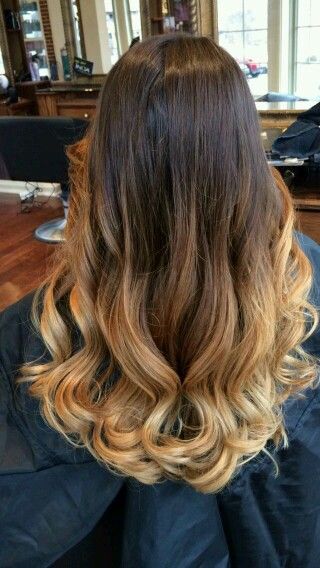 Brown to blonde ombre Blond Tips On Brown Hair, Blonde Tips On Brown Hair, Brown Hair Fade, Alexis Fashion, Ombré Balayage, Dark Ombre Hair, Golden Brown Hair Color, Blonde Ombre Balayage, Brown To Blonde Ombre