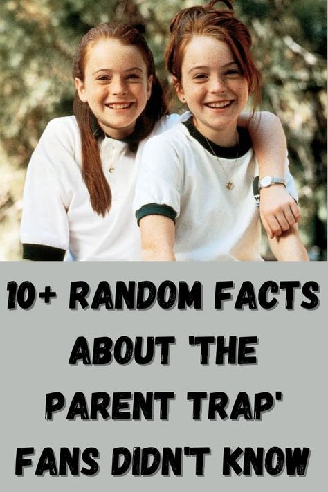 When the remake of The Parent Trap first came out 22 years ago, it set a trap on our hearts: We must continue to watch this classic film 'til the day we die. It's just so nostalgic and heartwarming. Not to mention, it's got Lindsay Lohan in her prime. To make this favorite pastime of ours a little more fun, come learn 10+ random facts that you didn't know about The Parent Trap. The Parent Trap, Frozen Pictures, Parent Trap, Random Facts, September 8, Lindsay Lohan, Classic Films, Facts About, More Fun