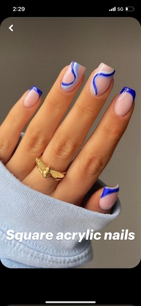 Nails Art Designs, Square Nail Designs, Summery Nails, Nails Square, Short Square Acrylic Nails, Nails 2023, Acrylic Nails Coffin Short, Summer Acrylic Nails, Short Acrylic Nails Designs