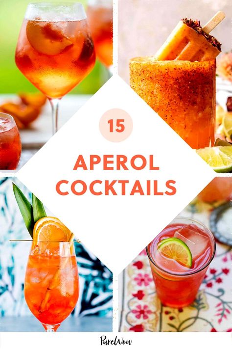 Aperol Cocktails, Aperol Drinks, Spritz Drink, Aperol Spritz Recipe, Wine Cocktail Recipes, Spritz Recipe, Cocktail Appetizers, Orange Cocktails, Refreshing Summer Cocktails