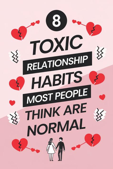 Discover the eye-opening truth about 8 toxic relationship habits that many mistakenly believe are normal. Gain valuable insight into common behaviors that could be harmful to your relationships. Learn how to recognize, address, and break free from these damaging patterns. Take the first step towards healthier connections by understanding the difference between healthy and unhealthy relationship dynamics. Don't let misconceptions dictate your love life - empower yourself with knowledge and make p How To Be Toxic, Relationship Expectations List, Unhealthy Relationships Quotes, Toxic Relationship Aesthetique, Toxic Partner, Toxic Marriage, Boring Relationship, Relationship Habits, Boyfriend Quotes Relationships