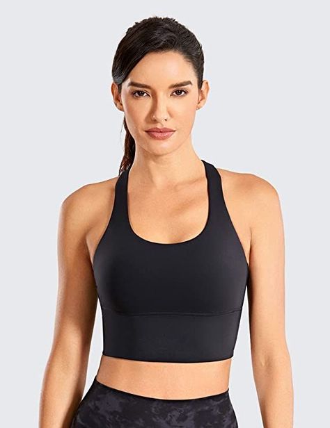 Do I want the energy sports bra from lululemon or lunch? Thats how I used to think, now that I know there are dupes on amazon I can have both. After buying the sports bra off amazon, I can use the rest of the money I would have spent at lulu to buy lunch myself a delish lunch too. Buy them now with the link above. Tank Tops Amazon, Tops Amazon, Yoga Bra Tops, Fashion Haul, Red Sports Bra, Crz Yoga, Activewear Tops, Strappy Bra, Gym Fits