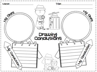 Main Idea Graphic Organizer, Reading Tutor, Reading Graphic Organizers, Reading Tutoring, Reading Street, Third Grade Reading, Drawing Conclusions, Classroom Freebies, Teaching Language Arts