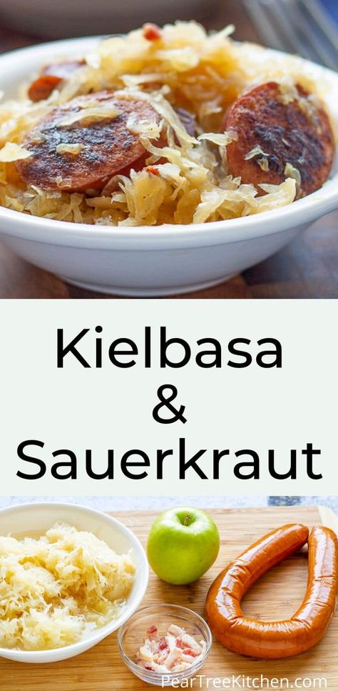 Polish Sausage With Sauerkraut, Sweet And Sour Sauerkraut Recipes, Keto Sausage And Sauerkraut Recipes, Saurkraut And Polish Sausage Crockpot, Sauerkraut And Polish Sausage Recipe, Polish Sausage And Sauerkraut Stovetop, Chicken Sausage And Sauerkraut, Keto Recipes With Sauerkraut, Kalbasa And Sourkraut