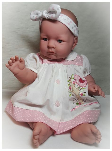 18 inch Berenguer doll Lily full vinyl "Birdie" Berenguer Dolls, Middleton Dolls, Baby Alive Doll Clothes, Baby Alive Dolls, Newborn Baby Dolls, Toddler Dolls, Baby Alive, Lil Baby, Dolls Clothes