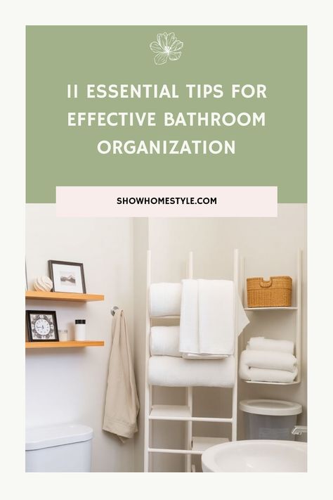 Keeping your bathroom organized can make a big difference in how you feel about your space. With some simple tips and tricks, you can turn a cluttered bathroom into a tidy and functional area. Here are some essential tips for effective bathroom organization that will help you maximize your space and keep everything in its […] Cluttered Bathroom, Male Bedroom Ideas, Small Full Bathroom, Boho Bathroom Ideas, Stackable Bins, Towel Ladder, Small Bathroom Organization, Door Rack, Smart Organization