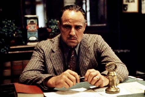 Marlon Brando The Godfather, Godfather 1, Taxi Driver 1976, Don Vito Corleone, Don Corleone, Godfather Movie, Sir Anthony Hopkins, Gangster Movies, Martin Sheen