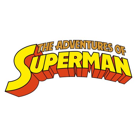 "The Adventures of Superman" recreated with PhotoShop!  #theadventuresofsuperman #advofsuperman #comics #comicbooktitle #comictitle #logos #superman #dc #dccomics #warnerbros #photoshop #photoshopcc Superman Logo Aesthetic, Superman Name, Super Hero Logo, Logo Superman, Superman Wallpaper, Sports Uniform, Comics Logo, Comic Font, Adventures Of Superman