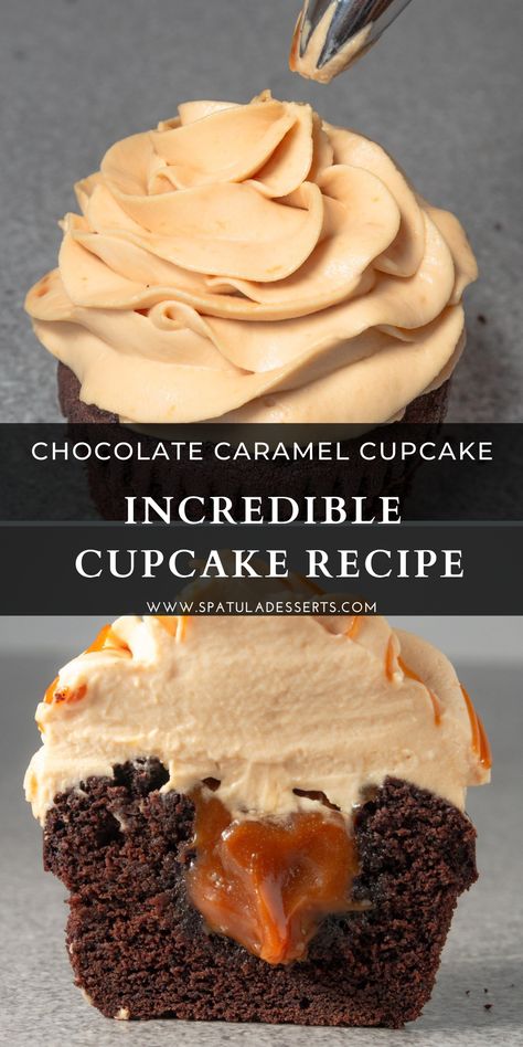 Salted Caramel Cupcakes Recipe, Salted Caramel Muffins, Home Bakery Recipes, Home Made Caramel Sauce, Fall Cupcake Recipes, Best Cupcake Recipe, Home Made Caramel, Fall Cupcakes Recipes, Best Cupcakes Ever