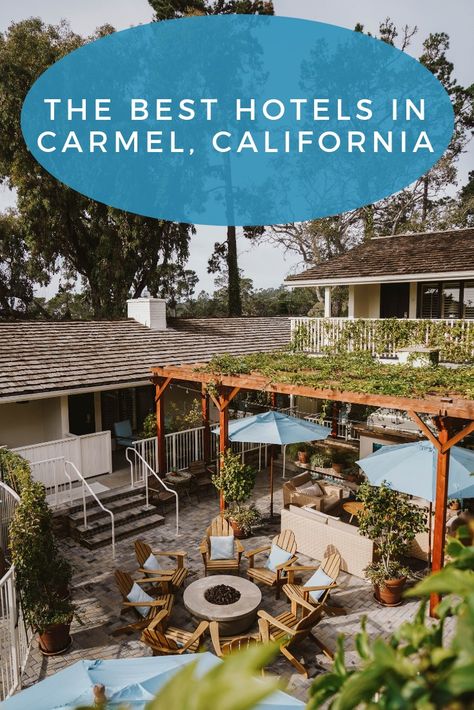 The Best Hotels in Carmel, California Carmel Valley Ranch, California Coast Road Trip, Hotel Inspiration, Carmel California, Nevada Travel, Carmel Ca, Honeymoon Hotels, California Vacation, Weekend Escape