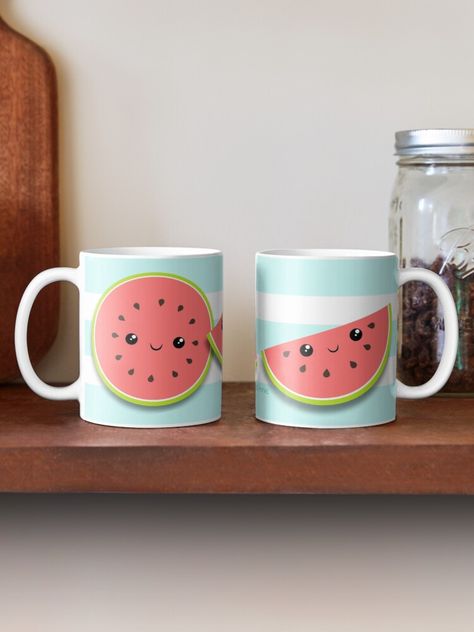 Cute Watermelon, A Coffee, Mug Designs, Top Artists, Coffee Lover, Watermelon, Sell Your Art, Ceramic Mug, Independent Artist