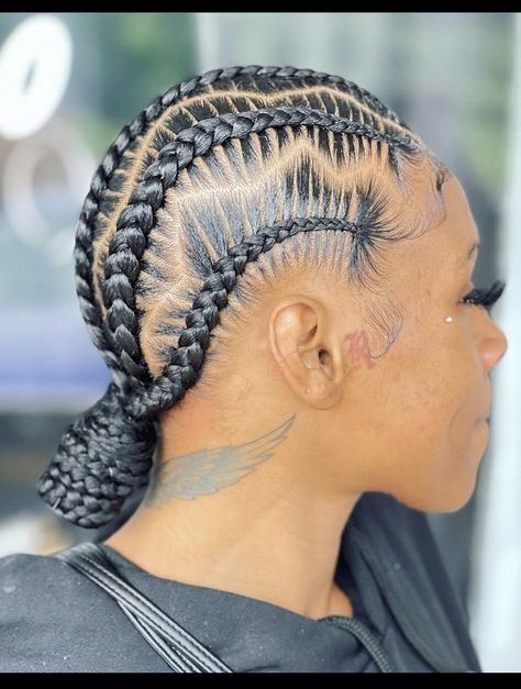 Lookbook Hair, Feeding Cornrows, Bday Hairstyles, Bhaddie Hairstyle, Cornrows Hairstyles, Feedin Braids, Crochet Hairstyles, Crochet Styles, Braids Styles