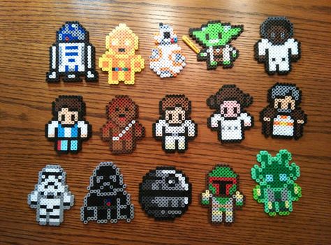 Star Wars Fuse Beads, Star Wars Hama Beads Pattern, Star Wars Melty Beads, Hama Beads Patterns Star Wars, Star Wars Pearl Beads, Starwars Perler Bead Patterns, Perler Beads Star Wars, Star Wars Perler Beads, Star Wars Perler Bead Patterns