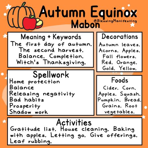 Mabon Celebration, Wicca Holidays, Spiritual Holidays, Pagan Holidays, Wiccan Sabbats, First Day Of Autumn, Eclectic Witch, Witch Spell, Baby Witch