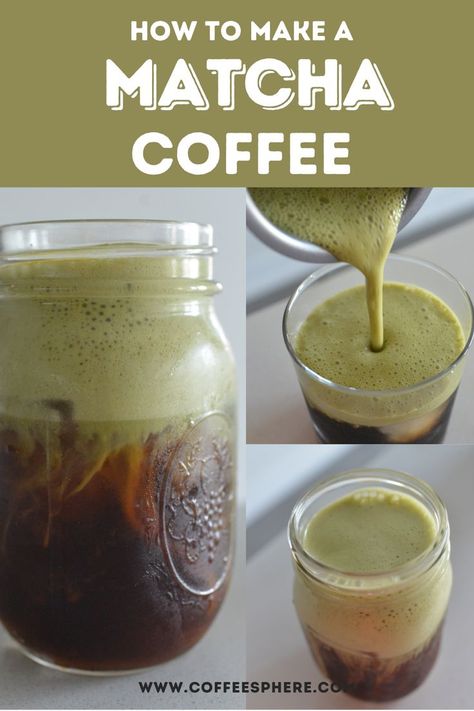 Topping a layer of matcha cold foam on cold brew coffee is my favorite tea and coffee combination: matcha coffee. Matcha Coffee Recipe, Matcha Cold Foam, Expresso Recipes, Matcha Cocktail, Matcha Drink Recipes, Matcha Coffee, How To Make Matcha, Cold Brew Recipe, Matcha Latte Recipe