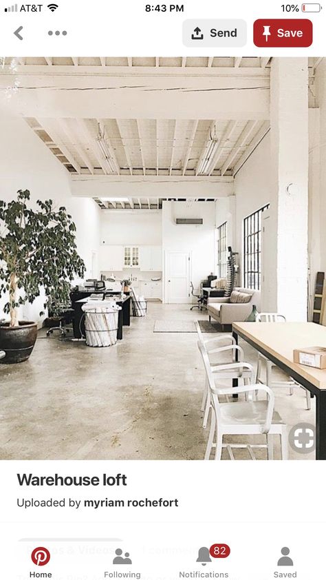 Warehouse Office Space, Warehouse Office Design, Loft Warehouse, Office Rooms, Modern Warehouse, Warehouse Loft, Warehouse Office, Cool Office Space, Loft Office