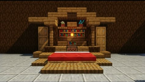 Minecraft Triple Bed Ideas, Minecraft 3 Bed Ideas, Minecraft Big Bedroom Ideas In Game, Minecraft Bed Designs In Game, Minecraft Royal Bed, Bed Minecraft Design, Minecraft Bed Ideas In Game, Bed Designs Minecraft, Bed Minecraft Ideas