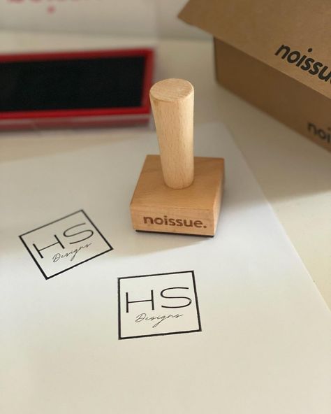 Noissue Packaging, Small Business Packaging, Business Packaging, Small Business Branding, Branding Design Inspiration, Thinking Outside The Box, Self Inking Stamps, Custom Stamps, Creative Branding