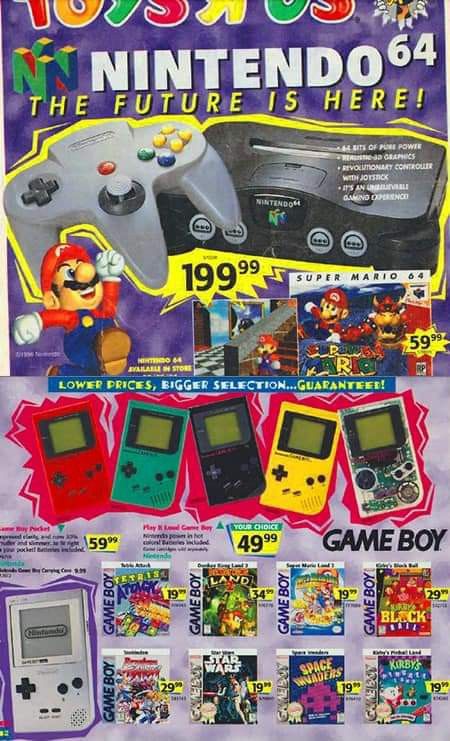 90s Toy Catalog, Old Nintendo, Game Ads, Retro Gaming Art, Video Game Posters, Vintage Video Games, Vintage Videos, Classic Video, Retro Video