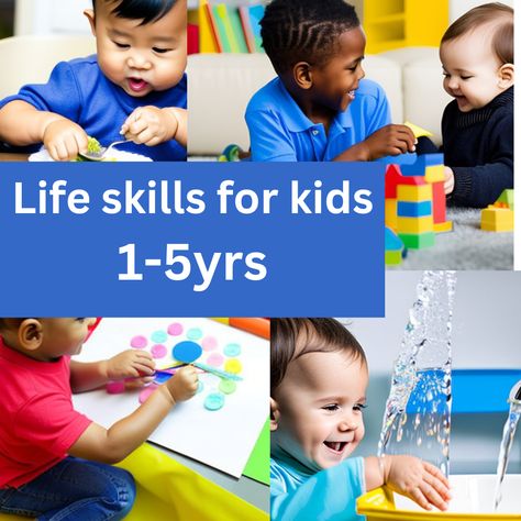 Life skills for kids 0-1 yr Life skills for children between the ages of 0-1 are primarily focused on basic self-care and development. Some examples of life skills for infants in this age range include: Physical development skills such as crawling, walking, and climbing Fine motor skills such as grasping and manipulating small objects Communication … Essential Life Skills for kids age 0-5 yrs Read More » Life Skills For Toddlers, Life Skills For Kids, Life Skills For Children, Skills For Kids, Basic Language, Disabled Children, Expressing Emotions, Life Skills Activities, Basic Math Skills