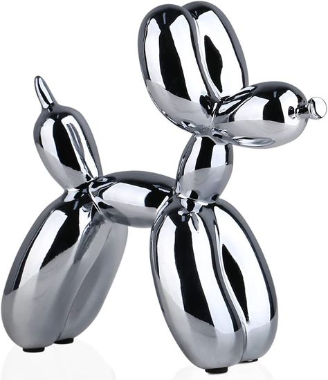 Balloon Dog Sculpture, Arte Punk, Statue Art, Jeff Koons, Dog Sculpture, Dog Statue, Balloon Dog, Animal Statues, Dog Figurines