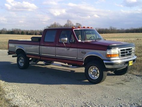 Sell used 1997 Ford F-350 Crew Cab 7.3 Powerstroke 4WD Long Bed Great Condition! in Bowling Green, Kentucky, United States Diesel Trucks Ford, 2019 Ford Ranger, Old American Cars, Ford Diesel, Ranger Truck, Ford Ranger Truck, Lifted Ford, Old Ford Trucks, Classic Ford Trucks