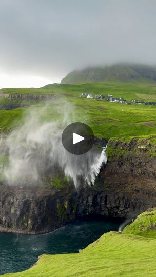 1.9M views · 806K reactions | Upside down waterfall. Sounds On.

Today I was able to experience this magical phenomenon of water going up instead of falling down. When I got to this waterfall on Faroe islands, the wind was so strong that it was hard just to even stand up. 

The wind force was so powerful that it made the water coming down from the falls go up. I was so lucky to be able to capture this from my phone and share it with you all. 

#faroeislands #faroeisland #faroe #gasadalur #mulafossur #waterfallsofinstagram #waterfalls💦 #waterfallsfordays #sunnydays☀️ #beautifulbeaches #earth #beautiful #vacations #shotoniphone #ripsushant #tours #reels #reelsvideo #reelsinstagram #videography #quite #reflection #offbeatenpath #worldfrommyeyes | Muhammad Arsalan Sabir | world.from.my.eyes · Waterfall Sounds, Earth Beautiful, Beautiful Vacations, Go Up, Falling Down, Faroe Islands, My Phone, My Eyes, Upside Down