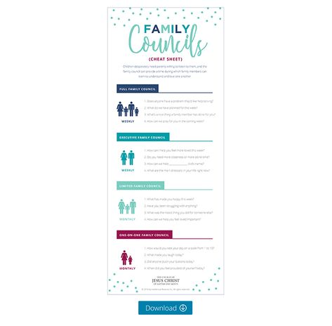 The Beginner's Guide to Family Councils Parent Council, Family Council, Better Parenting, What Makes You Laugh, Conference Talks, Family Counseling, Family Meeting, Kids Bedtime, Family Home Evening