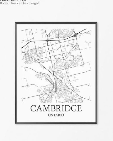 Cambridge Map Art Print, Cambridge Poster Map of Cambridge Decor, Cambridge City Map Art, Cambridge Cambridge Map, Sharpie Crafts, City Map Art, Vow Book, Map Art Print, Shell Crafts, Find Picture, Book Sale, Personalized Wedding Gifts