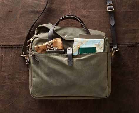 Filson Briefcase, Filson Bags, Field Bag, Ranch Wear, Denim Pocket, Side Bags, Computer Bags, Work Bag, Leather Accessories