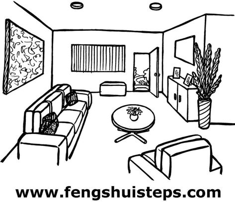 good feng shui position for television | Feng Shui Steps Feng Shui Headboard, Feng Shui Living Room Layout, Feng Shui Layout, Feng Shui Dicas, Room Feng Shui, Feng Shui Master, Fen Shui, Feng Shui Living Room, Room Drawing