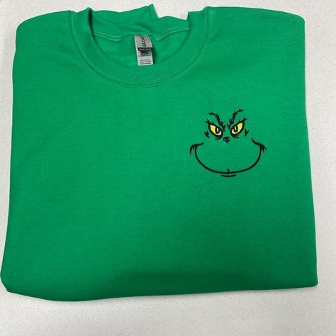 Grinch face embroidery design, Christmas embroidery, Machine embroidery file ❤ . Shop link 👉 in bio . #Holidays #cap #grinchmas #Christmasfrock #grinch #grinchface #Christmasembroidery #machineembroidery #etsysellersofinstagram #etsylisting #etsybestsellers #etsyshopping #modernembroidery #dmcembroidery #dmcthreads #embroiderydesign #embroiderylove #embroiderywork #embroiderypattern #instaembroidery Grinch Hand Embroidery, Grinch Embroidery Design, Grinch Embroidery, Grinch Hand, Etsy Best Sellers, Grinch Hands, Face Embroidery, Grinch Face, Modern Embroidery