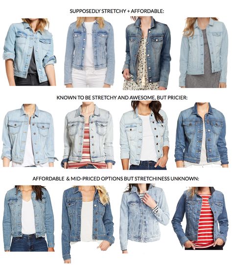 Denim Jackets for Spring Denim Jacket Outfit Spring, Denim Jacket Outfit Women, Denim Jacket Outfits, How To Wear Denim Jacket, Jacket Over Dress, Jackets For Spring, Outfits For Spring, Light Denim Jacket, Jacket Outfit Women