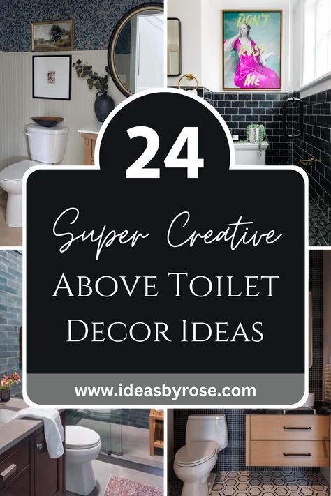 above the toilet decor ideas Over The Toilet Ideas, Toilet Shelf Ideas, Ideas Above Toilet, Wall Decor Above Toilet, Bathroom Wall Decor Above Toilet, Above The Toilet Decor, Above The Toilet Ideas, Above Toilet Ideas, Above Toilet Shelf