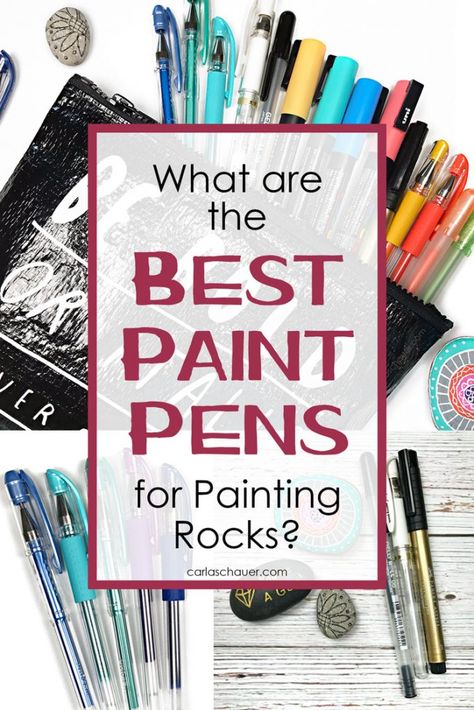 Rock Painting Supplies, Paint Pens For Rocks, Rock Painting Tutorial, Painted Rock Animals, Stone Art Painting, Best Paint, Painted Rocks Kids, Painted Rocks Craft, Painted Rocks Diy