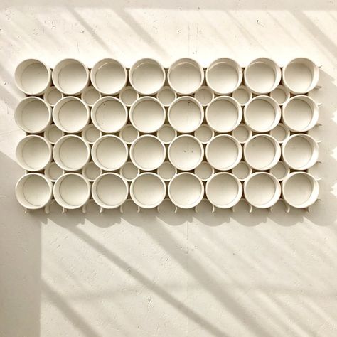 For sale: Vintage Space Age wall panels / elements circles, 1970s 70s Space Age Interior, Space Age Aesthetic Interior, 60s Space Age Interior, Space Age Wall Art, 1970's Space Age Furniture, Space Age Interior, 1960s Space Age, Breeze Blocks, Mid Modern