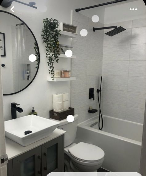 Small Full Bathroom, Small Apartment Bathroom, Full Bathroom Remodel, Small Bathroom Renovations, Restroom Decor, Small Bathroom Makeover, Bathroom Redesign, Bathroom Decor Apartment, Bathroom Design Decor