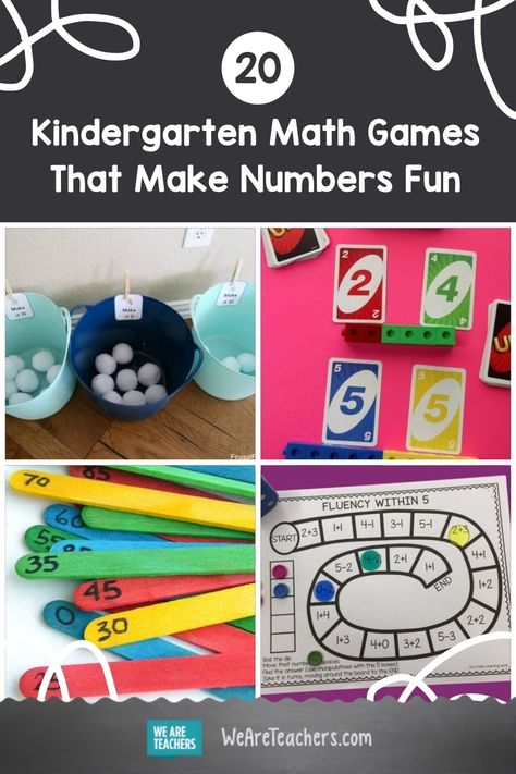 20 Kindergarten Math Games That Make Numbers Fun from Day One Kindergarten Science Activities, Compare Numbers, Count To 100, Mathematics Activities, Free Printable Puzzles, Cognitive Activities, Kindergarten Math Games, Geometry Activities, Math Activities For Kids