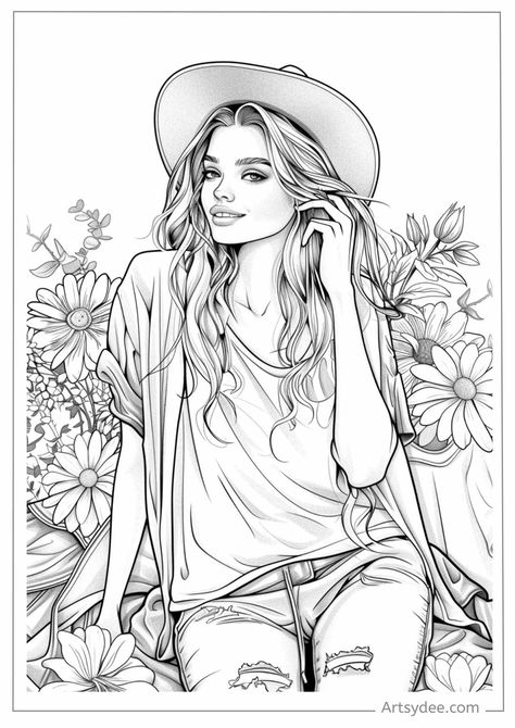 Looking for fun and creative ways to relax? Download and print these 30+ free people coloring pages! Featuring diverse characters and styles, these designs are perfect for adults and kids alike. Grab your colored pencils and get ready for hours of coloring fun! 🎨 #coloringpages #peoplecoloringpages #freeprintables #coloringforadults #coloringforkids #stressrelief #creative Coloring Pages Of People, People Coloring Pages, Free Printable Coloring Sheets, Animal Printables, Kids Art Supplies, Printable Coloring Sheets, Flower Coloring Pages, Coloring Markers, Line Illustration