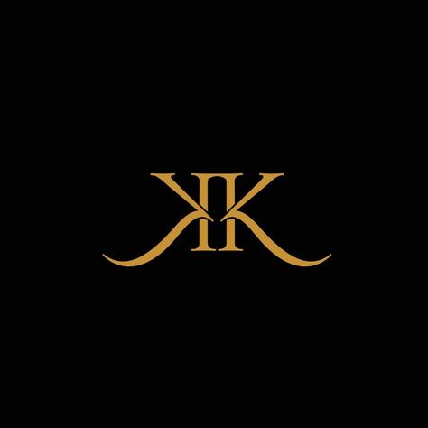 professional and elegant design initial letter KK Kk Letter Design, Kk Logo, Letter Design, Initial Letter, Initial Letters, I Love It, Vector Art, Elegant Design, Vector Free